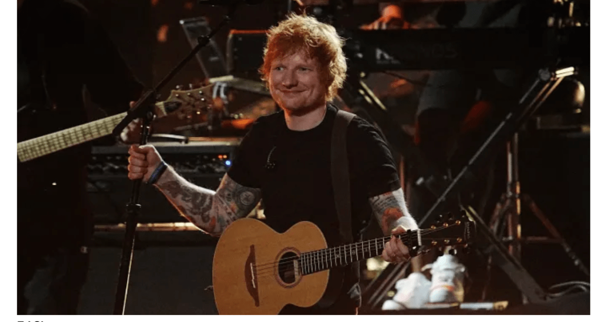 Ed Sheeran wins Grammy for Outstanding Music and Lyrics for ‘Ted Lasso’ song